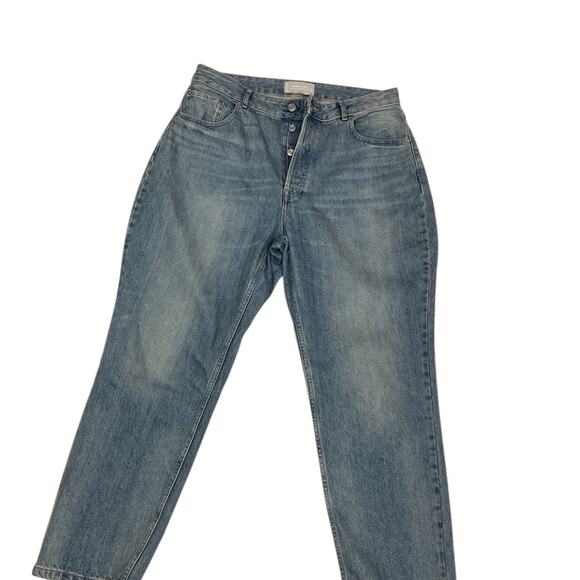 Everlane Women's WW-RDJ-4198 Size 32 The Curvy ’90s Cheeky Jeans Crop - Picture 2 of 6